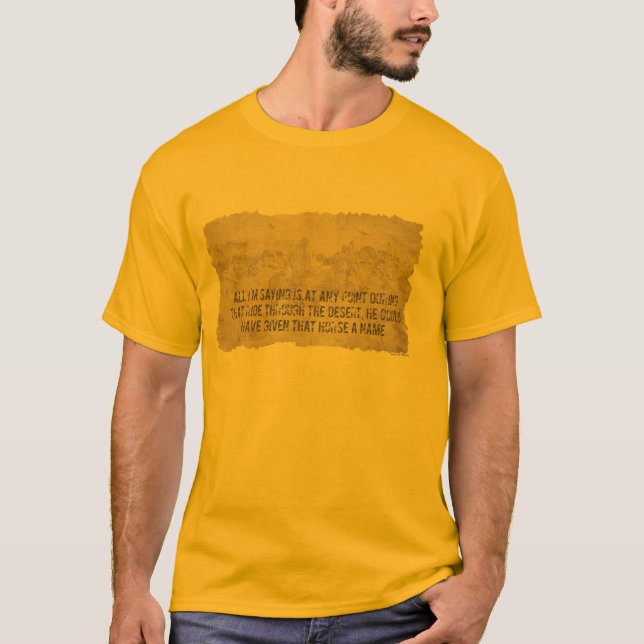 Camiseta Un caballo sin nombre (Anverso)