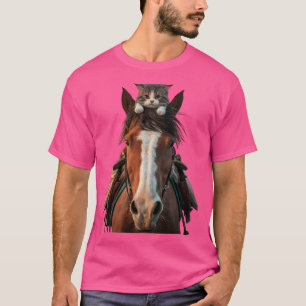 Camiseta Un caballo y un gato