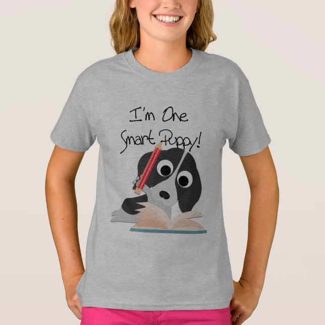 Camiseta Un cachorro inteligente (Anverso)