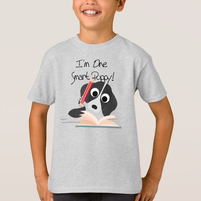 Camiseta Un cachorro inteligente (Anverso)