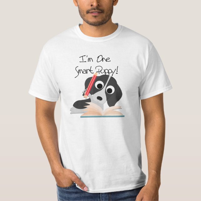 Camiseta Un cachorro inteligente (Anverso)