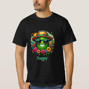 Camiseta Un Cactus gracioso, celebrando la primavera con al