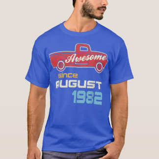 Camiseta Un camión anticuado de cumpleaños inmaculado desde