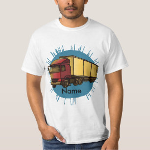 Camiseta Un camión grande rojo