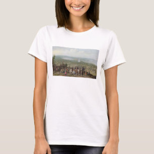 Camiseta Un campamento militar con milicia a caballo, Troo