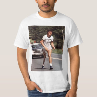 Camiseta " Un canadiense de 21 años llamado Terry Fox comen