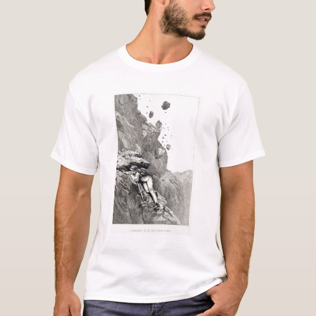 Camiseta Un cañoneo en el Cervino, 1862, 'del Asc (Anverso)