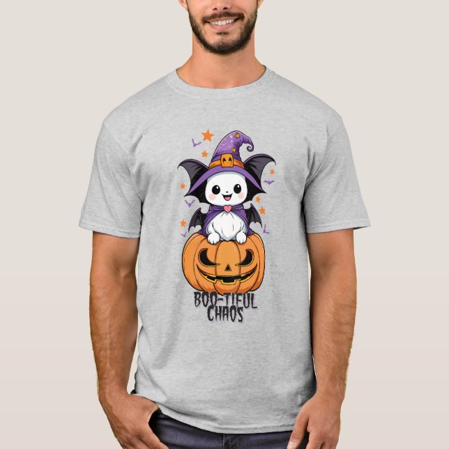 Camiseta Un caos espléndido | Batallas, Gorras y calabazas (Anverso)