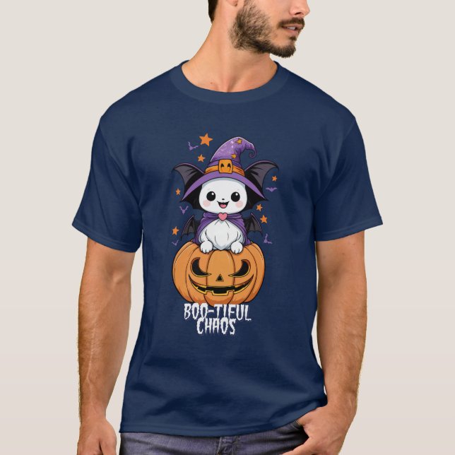 Camiseta Un caos espléndido | Batallas, Gorras y calabazas (Anverso)