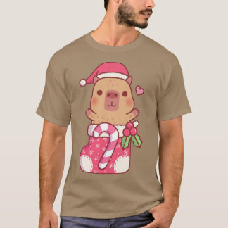 Camiseta Un Capibara Aburrido En Navidades Que Estaban De P