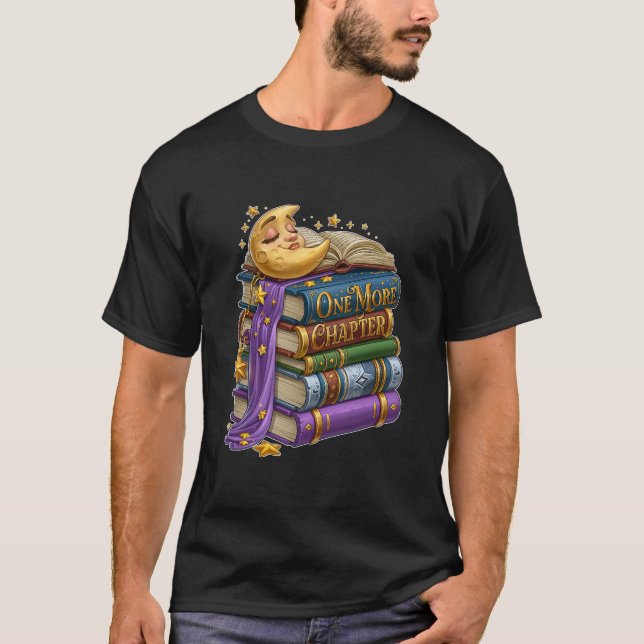 Camiseta Un capítulo más Amante del libro de la luna dormid (Anverso)