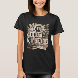 Camiseta Un capítulo más cita de amante de libros retro vin