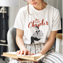 Camiseta Un capítulo más Script rojo L Amantes de los libro