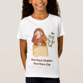 Camiseta Un capítulo más, una taza más | Amante de los libr