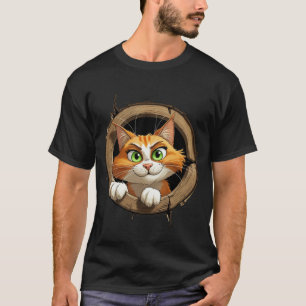 Camiseta Un capo Personalizado caprichoso con ojos verdes b