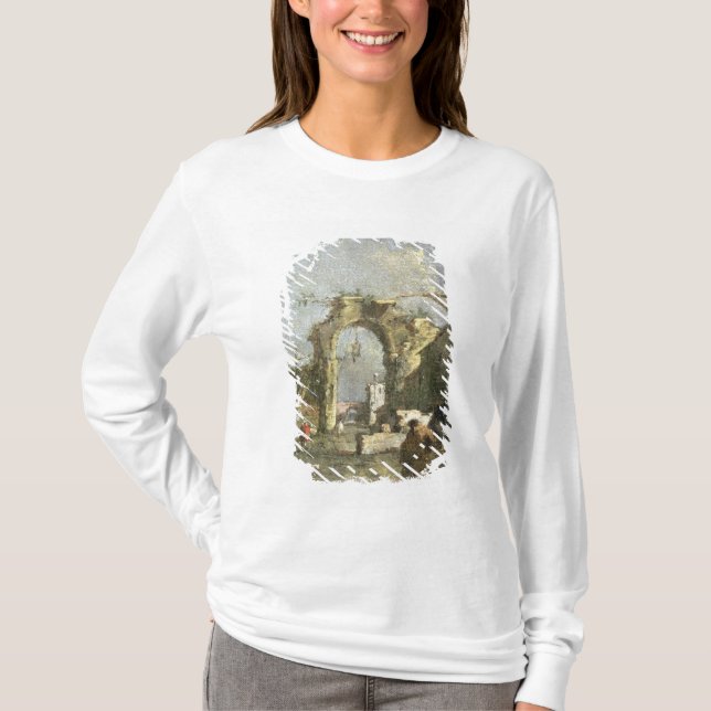Camiseta Un capricho - ruinas, siglo XVIII (Anverso)