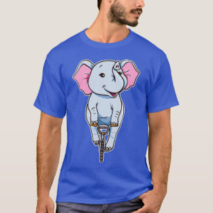 Camiseta Un Célebre Elefante En Bicicleta