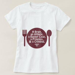 Camiseta Un cerebro, un atleta, un Funda de cesta... Cultur