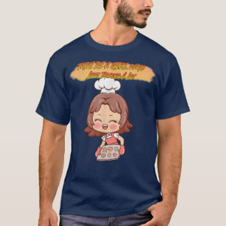 Camiseta Un Chica A Quien Le Encanta Hacer Un Humor Gráfico