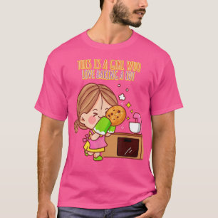 Camiseta Un Chica A Quien Le Encanta Hacer Una Novedad Muy 