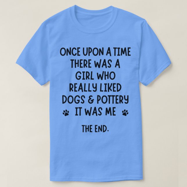 Camiseta Un chica al que le gustaban mucho los perros (Diseño del anverso)