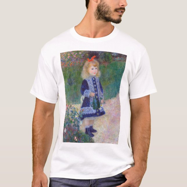 Camiseta Un Chica con una lata de agua, Renoir (Anverso)