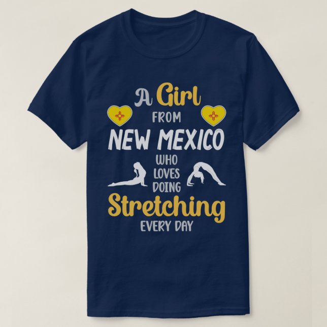 Camiseta Un Chica de Nuevo México al que le encanta hacer e (Diseño del anverso)