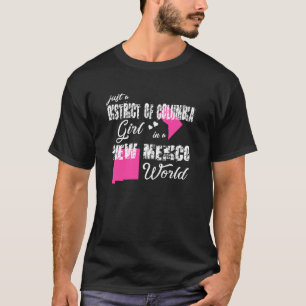 Camiseta Un Chica Del Distrito De Columbia En Un Nuevo Méxi