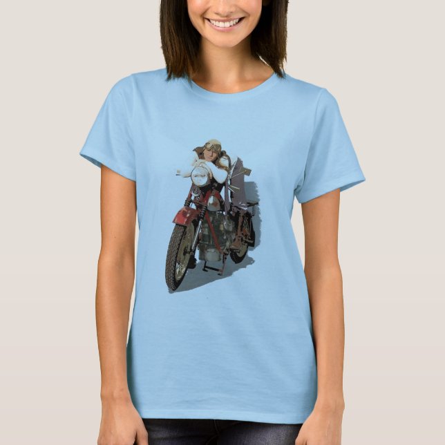 Camiseta Un chica en un Nimbo (Anverso)