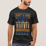 Camiseta Un Chica feo ama a Hanukkah Jewish Chanukah Todd<br><div class="desc">Un Chica Feo Ama A Hanukkah Judío Chanukah Toddler Baby.</div>