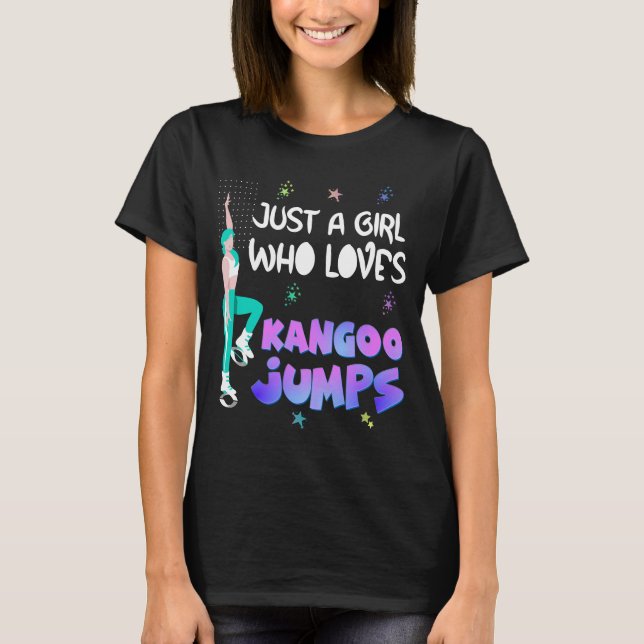 Camiseta Un Chica que ama a Kangoo golpea (Anverso)