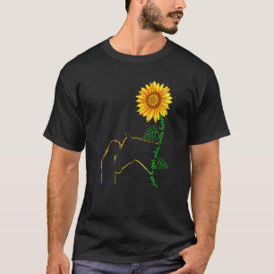 Camiseta Un Chica que ama a los caballos Chicas ecuestres S