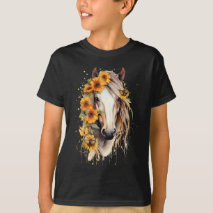 Camiseta Un Chica que ama a los caballos de la compañía Sun