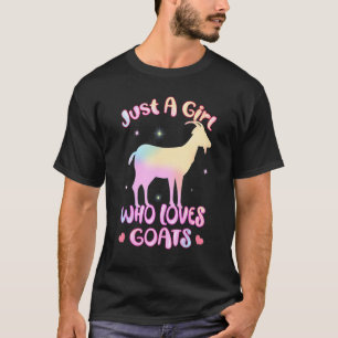 Camiseta Un Chica que ama a los Chicas campesinos de cabras
