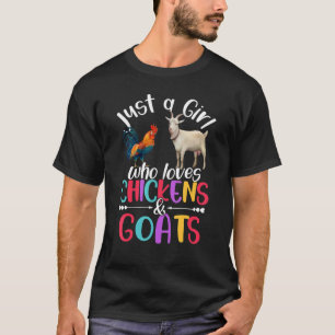 Camiseta Un Chica que ama a los criadores de gallinas