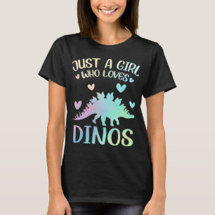 Camiseta Un Chica que ama a los dinosaurios