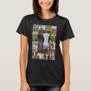 Camiseta Un Chica que ama la leche de vaca dulce