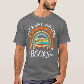 Camiseta Un Chica que ama libros y el amante del libro arco