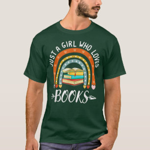 Camiseta Un Chica que ama libros y el amante del libro arco