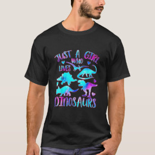 Camiseta Un Chica que ama los dinosaurios