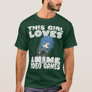 Camiseta Un Chica que ama los videojuegos divertidos