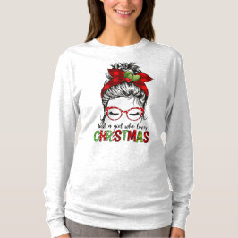 Camiseta Un Chica que ama Navidades