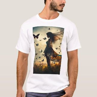 Camiseta Un Chica solitario: un retrato conmovedor de la so