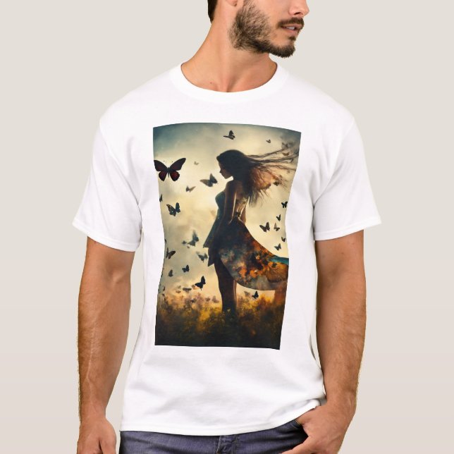 Camiseta Un Chica solitario: un retrato conmovedor de la so (Anverso)