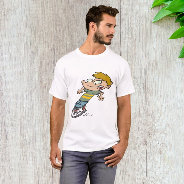 Camiseta Un chico gracioso montando uniciclo (Subido por el creador)