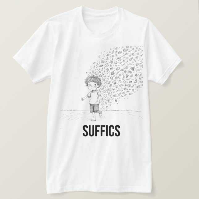 Camiseta Un chico maravilloso | SUFICIENTES (Anverso del diseño)