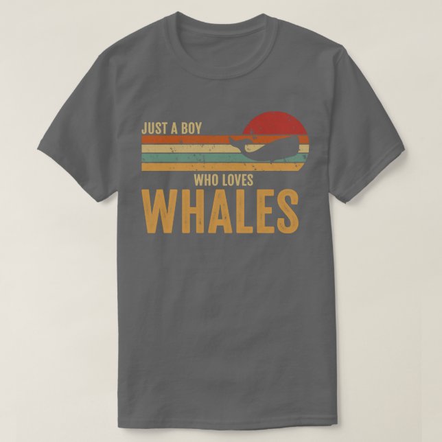 Camiseta Un chico que ama a la ballena (Diseño del anverso)