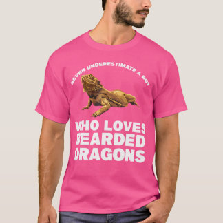 Camiseta Un chico que ama los dragones con barba