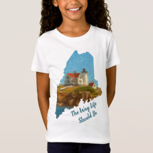 Camiseta Un chico que dice Chica del Faro Nubble