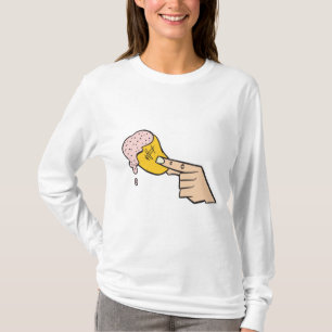 Camiseta un chip de papa con salsa